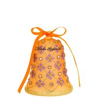 Campanella pasquale arancio con led