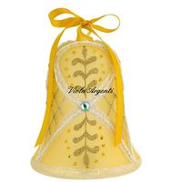 Campanella pasquale gialla con led