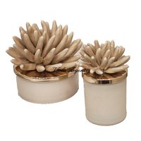 Ivory coral candle - 3