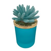 Green coral candle