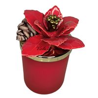 Candela profumata Stella di Natale