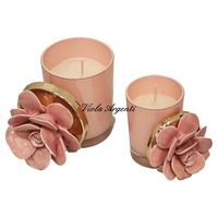 Pink porcelain May candle - 4