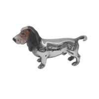 Silver basset hound