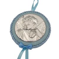 Capoculla azzurro angelo con carillon