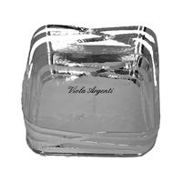 Square basket in silver with grill - 3