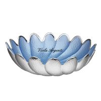 Light blue twisted bowl