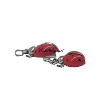 Ciondolo coccinella rossa