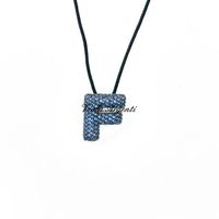 Collana con iniziale F