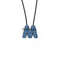 Collana con iniziale M