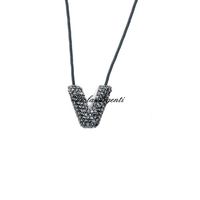 Necklace with initial V - 3