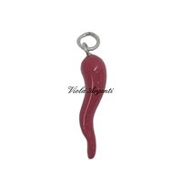 Corno argento rosso