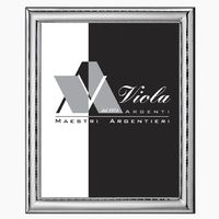 Cornice fascia stretta martellata bordino
