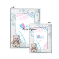 Cornice orsetto cuore azzurro