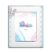 Cornice azzurro coniglietto laterale