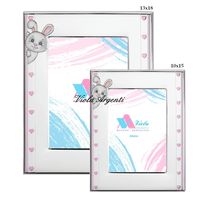 Cornice rosa coniglietto laterale