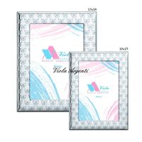 Cornice azzurro fiocchetti
