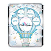 Light blue hot air balloon frame