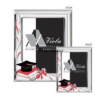 Rolled parchment graduation frame