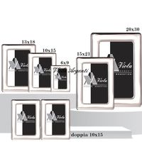 Smooth photo frame in silver 
