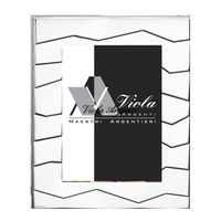 Cornice argento a rilievi