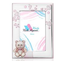 Cornice orsetto cuore rosa