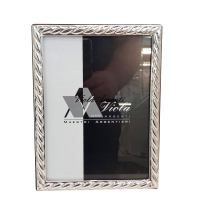 Cornice in argento 925 con lavorazione Intrecciata
