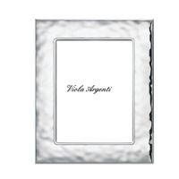 Cornice martellata argento