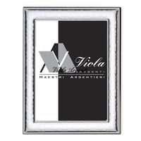 Hammered polished 925 silver frame