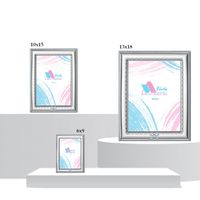 Baby blue frame with bow