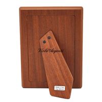Smooth silver photo frame