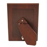 Hammered silver photo frame