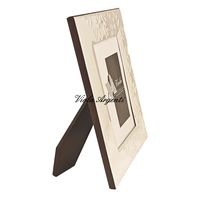 Cornice argento incisione felci