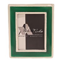 Cornicetta rettangolare smalto ghiglia verde