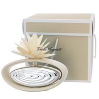 Ivory dahlia oval diffuser