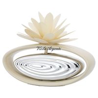 Ivory dahlia oval diffuser