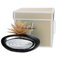 Oval black dahlia diffuser
