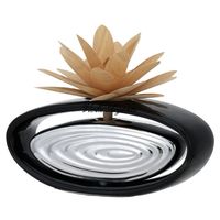 Oval black dahlia diffuser