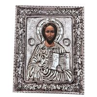 Jesus with gospel icon (Greek)