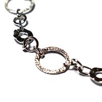 Bracciale a cerchi oro bianco 750 - 3