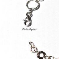 Bracciale a cerchi oro bianco 750 - 4