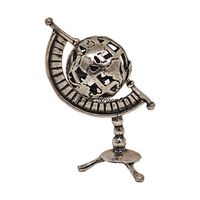 Perforated silver globe - 3