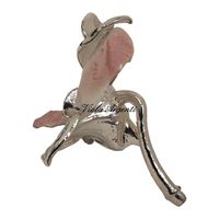 Silvered real pink orchid - 3