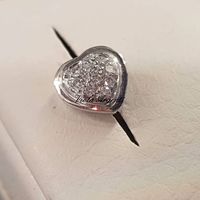 Orecchini oro bianco e diamanti