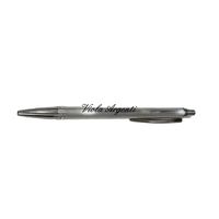 Penna a sfera argento 925 rigata