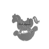 Clip Cavallino in argento