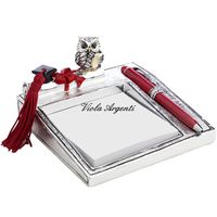 Graduation memo holder with pen