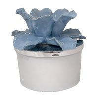 Anemone powder blue candle