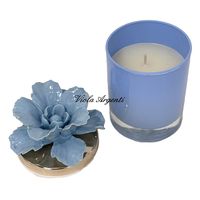 Anemone candle holder powder blue - 3