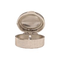 Personalisable silver pillbox - 3