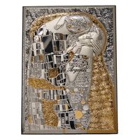Quadro argentato Il bacio Klimt